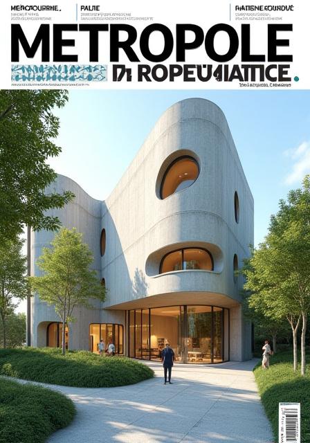 Couverture du magazine d'architecture 'Métropole Urbaine'